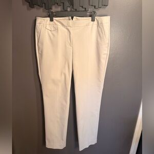 Elegant Womens Cream Trousers